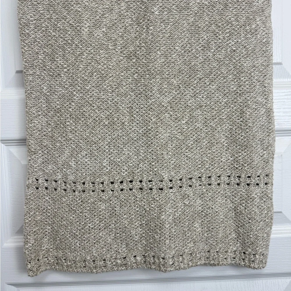 Vintage Carraig Donn Knit Midi Skirt Size Small Tan Beige Made in Ireland - Picture 5 of 8